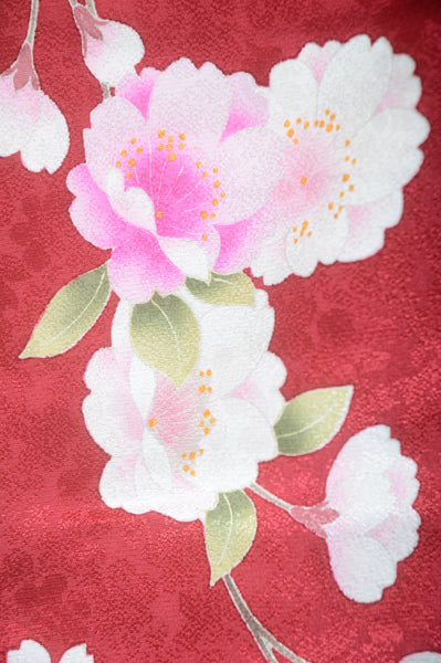 Long-sleeved kimono 6 items set / Furisode / FK#1-574