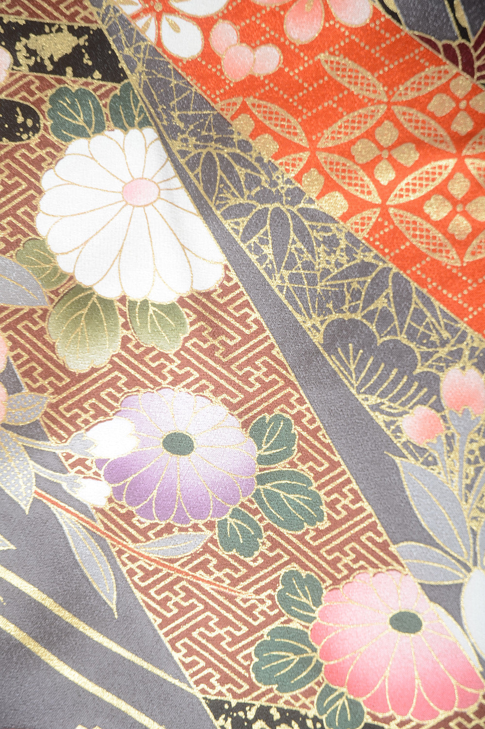 Long-sleeved kimono 6 items set / Furisode / FK#1-576