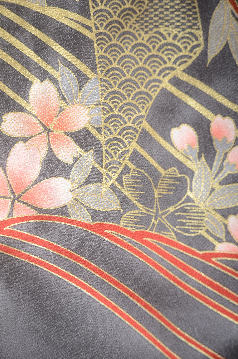 Long-sleeved kimono 6 items set / Furisode / FK#1-576