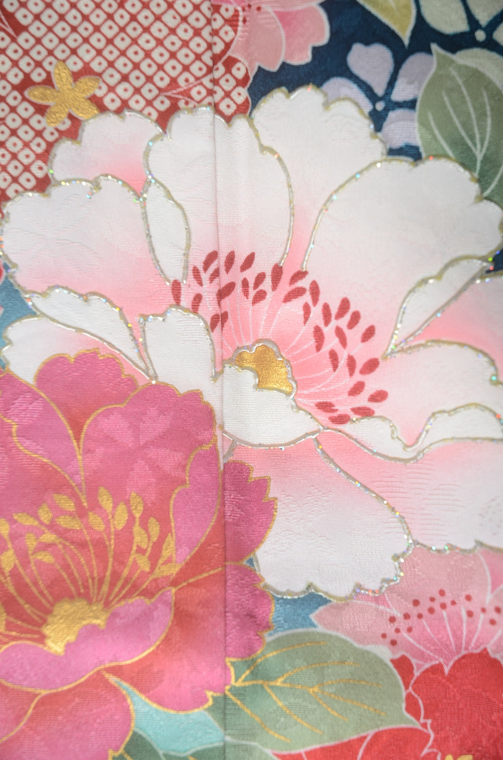 Long-sleeved kimono 6 items set / Furisode / FK#1-765
