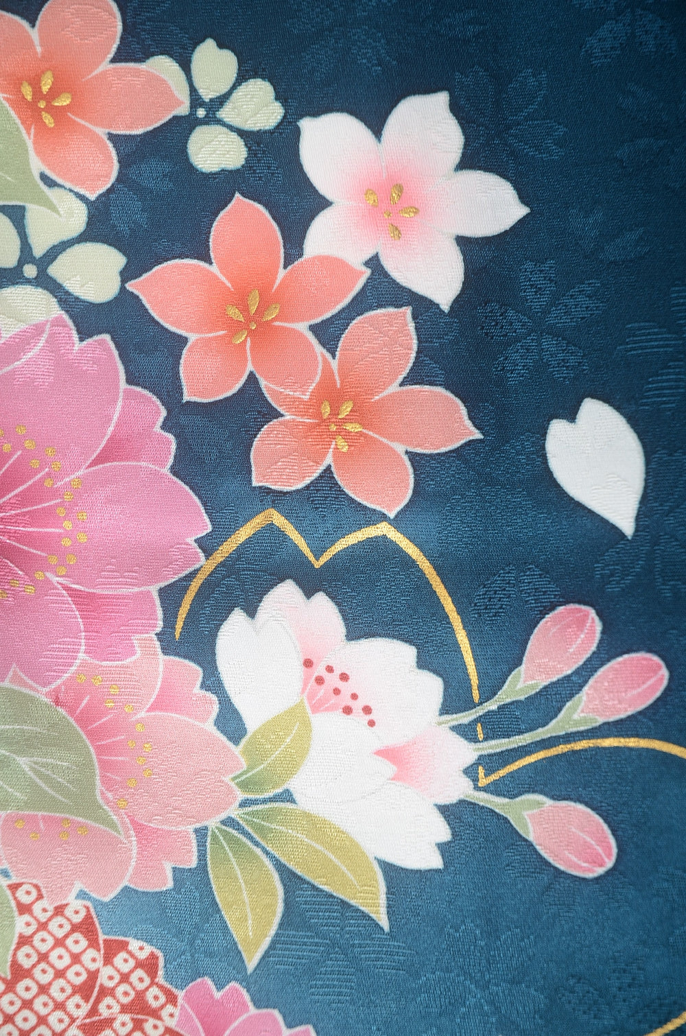 Long-sleeved kimono 6 items set / Furisode / FK#1-765