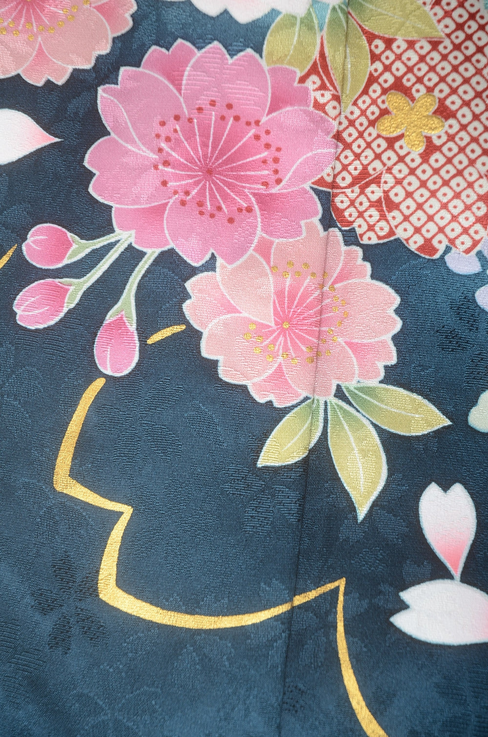 Long-sleeved kimono 6 items set / Furisode / FK#1-765