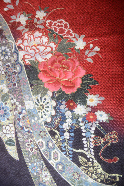 Long-sleeved kimono 6 items set / Furisode / FK#1-577