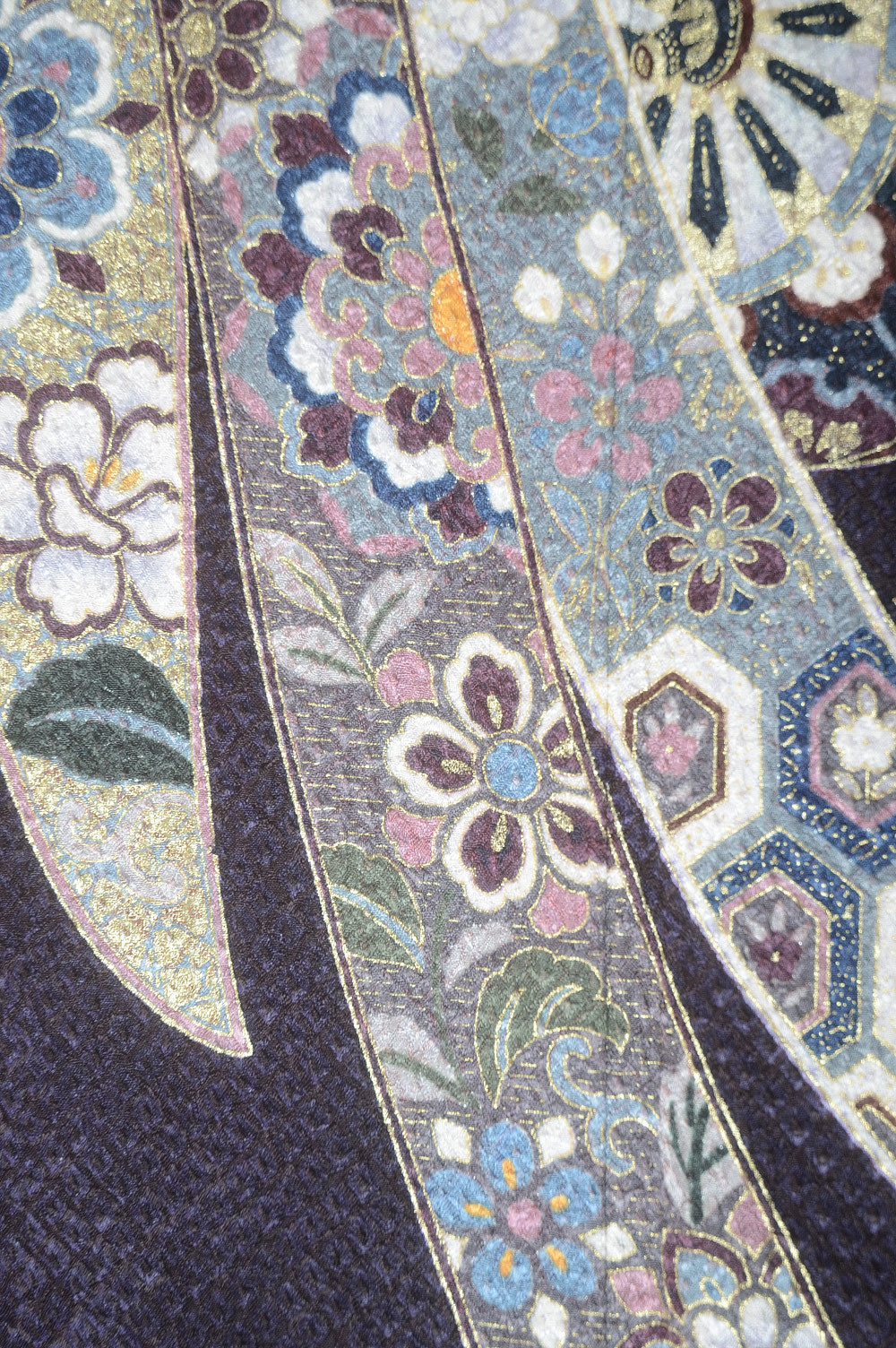 Long-sleeved kimono 6 items set / Furisode / FK#1-577