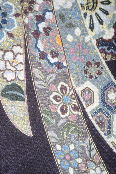 Long-sleeved kimono 6 items set / Furisode / FK#1-577