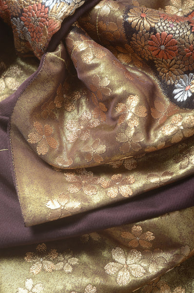 Long-sleeved kimono 6 items set / Furisode / FK#1-577