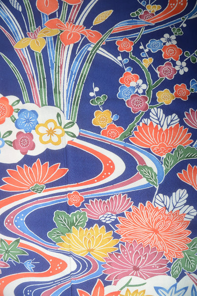 Long-sleeved kimono 6 items set / Furisode / FK#1-578