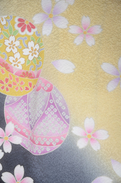 Long-sleeved kimono 6 items set / Furisode / FK#1-767