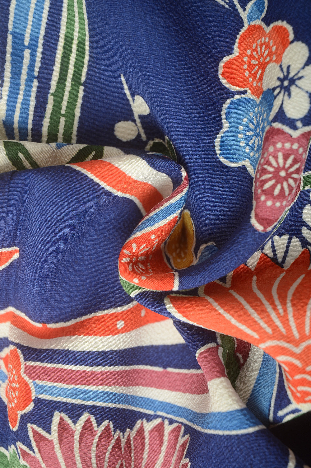 Long-sleeved kimono 6 items set / Furisode / FK#1-578