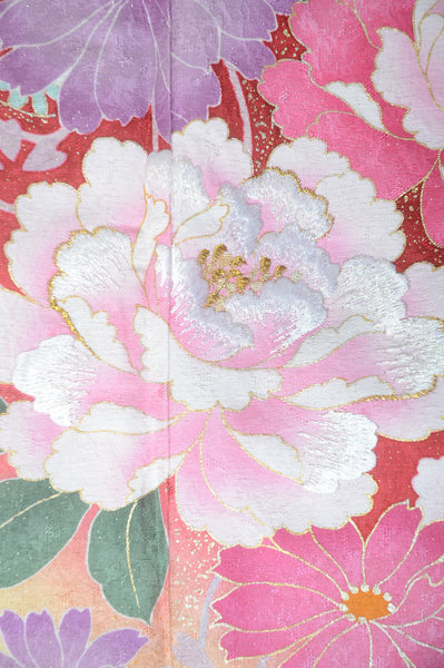 Long-sleeved kimono 6 items set / Furisode / FK#1-579