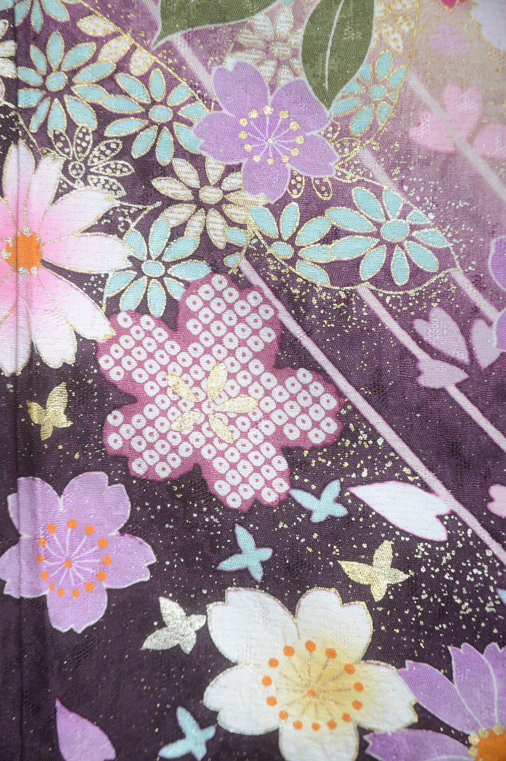 Long-sleeved kimono 6 items set / Furisode / FK#1-579