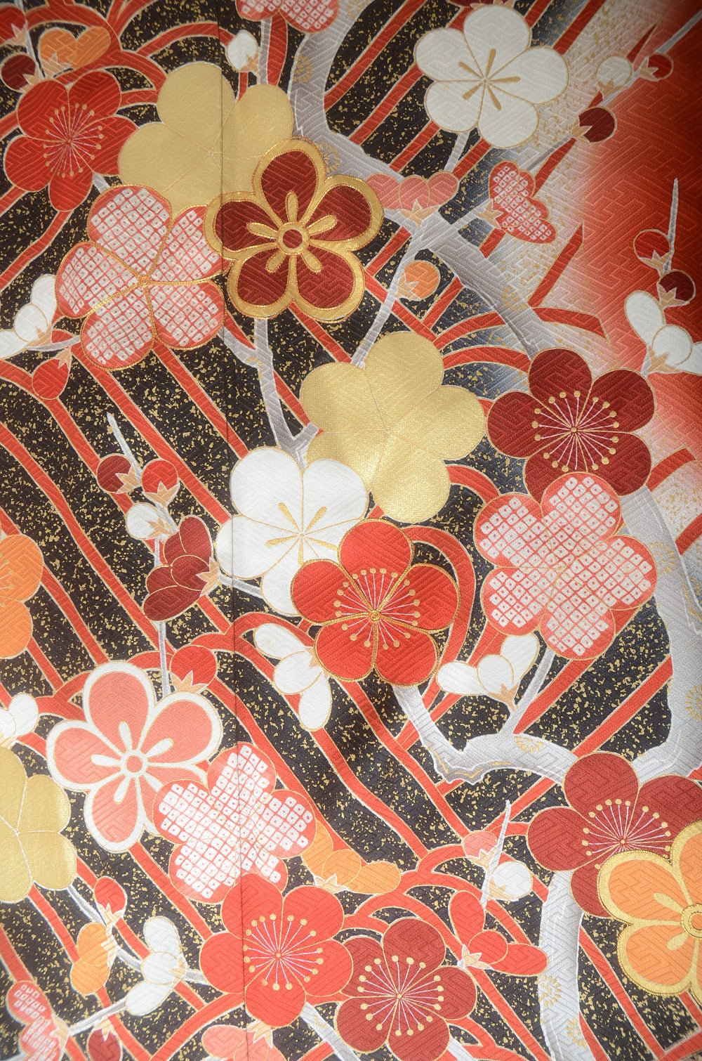 Long-sleeved kimono 6 items set / Furisode / FK#1-769