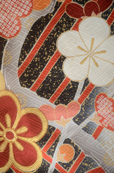 Long-sleeved kimono 6 items set / Furisode / FK#1-769
