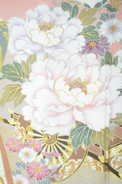 Long-sleeved kimono 6 items set / Furisode / FK#1-581