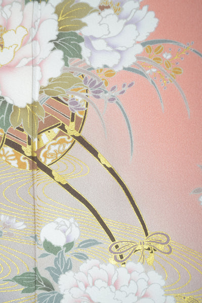 Long-sleeved kimono 6 items set / Furisode / FK#1-581
