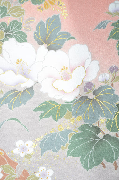 Long-sleeved kimono 6 items set / Furisode / FK#1-581
