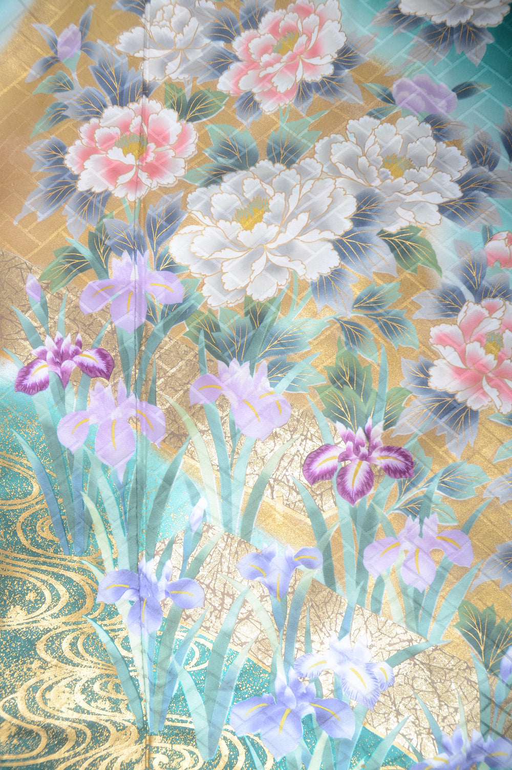 Long-sleeved kimono 6 items set / Furisode / FK#1-585