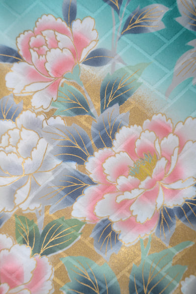 Long-sleeved kimono 6 items set / Furisode / FK#1-585