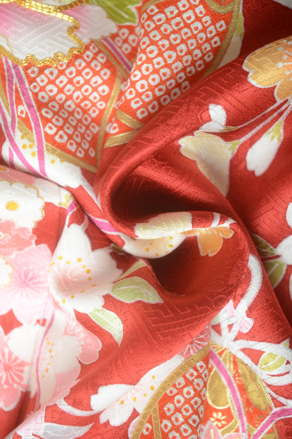 Long-sleeved kimono 6 items set / Furisode / FK#1-586