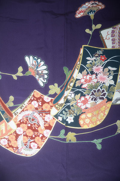 Long-sleeved kimono 6 items set / Furisode / FK#1-587