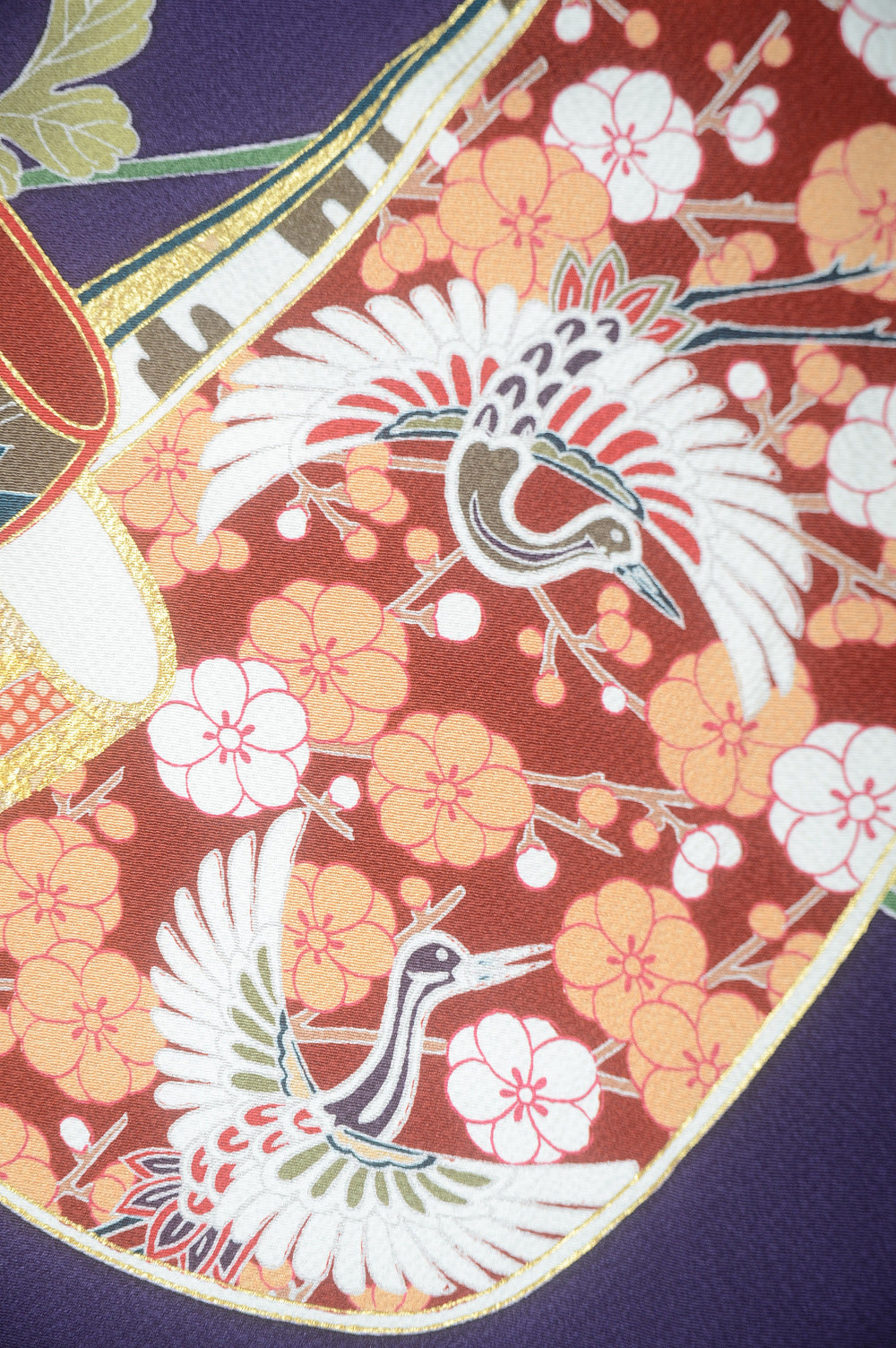 Long-sleeved kimono 6 items set / Furisode / FK#1-587
