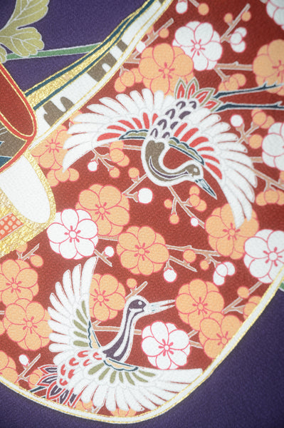 Long-sleeved kimono 6 items set / Furisode / FK#1-587