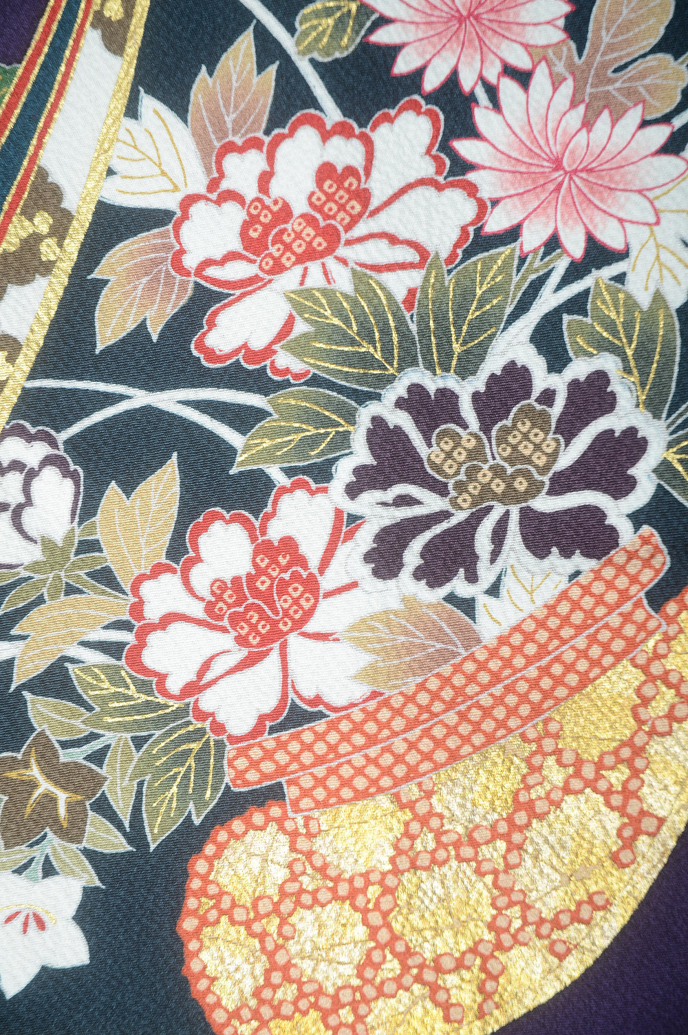 Long-sleeved kimono 6 items set / Furisode / FK#1-587
