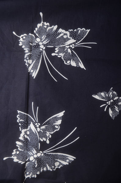 Yukata for indoor use /butterfiy:YB331-indigo
