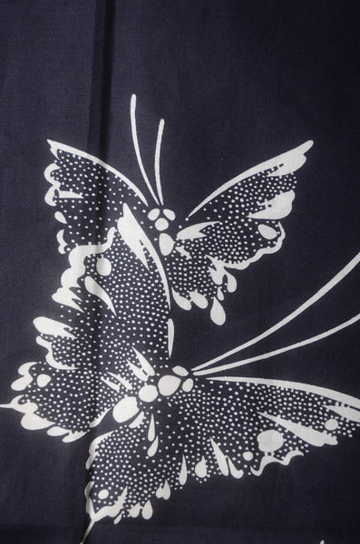 Yukata for indoor use /butterfiy:YB331-indigo