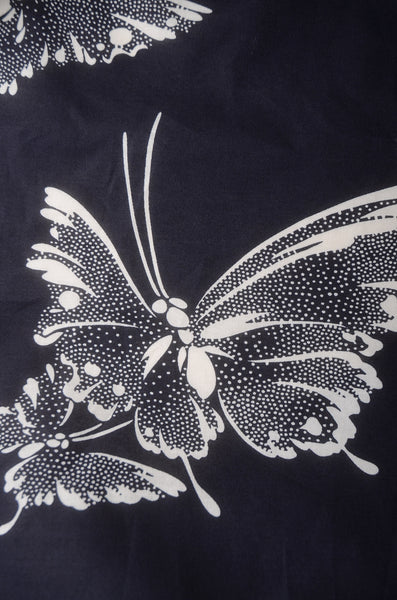 Yukata for indoor use /butterfiy:YB331-indigo