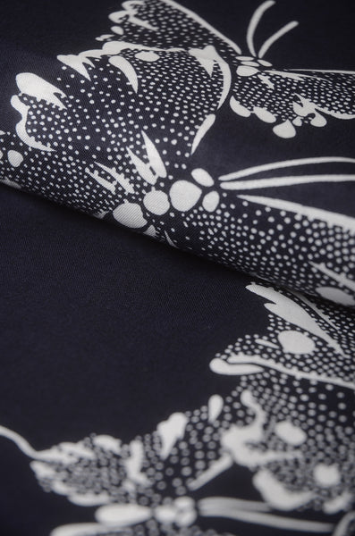 Yukata for indoor use /butterfiy:YB331-indigo