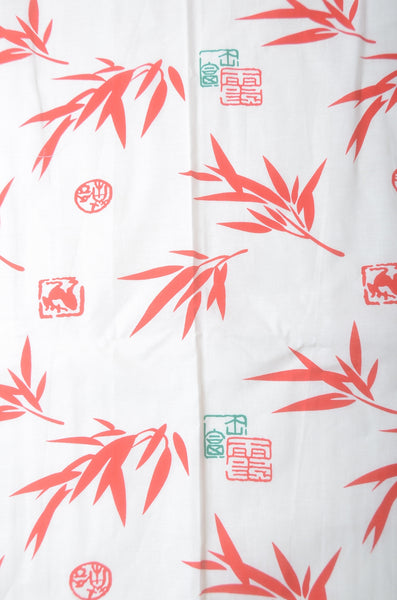 Yukata for indoor use /sasani hanko:YB402-white