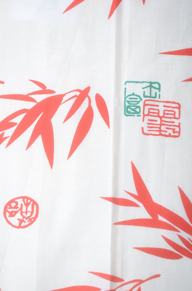 Yukata for indoor use /sasani hanko:YB402-white