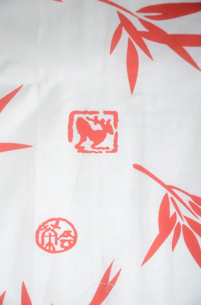 Yukata for indoor use /sasani hanko:YB402-white