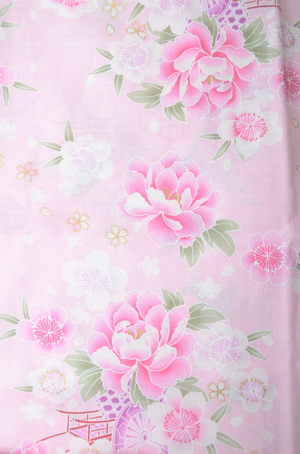 Yukata for indoor use /flower:YB1551-A-pink