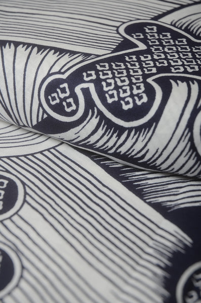 Men Yukata for indoor use /wave :YA261