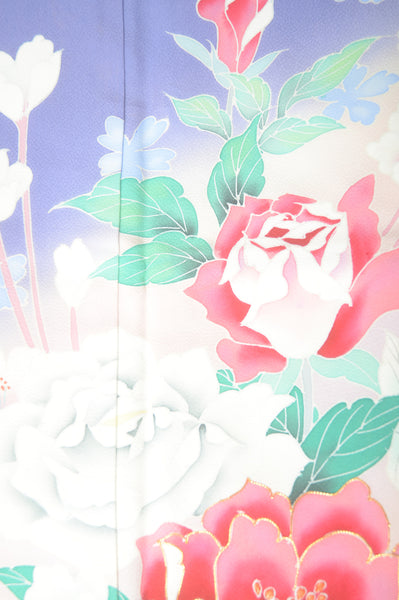 Long-sleeved kimono 6 items set / Furisode / FK#1-528