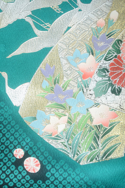Long-sleeved kimono 6 items set / Furisode / FK#1-529
