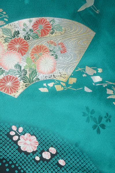 Long-sleeved kimono 6 items set / Furisode / FK#1-529