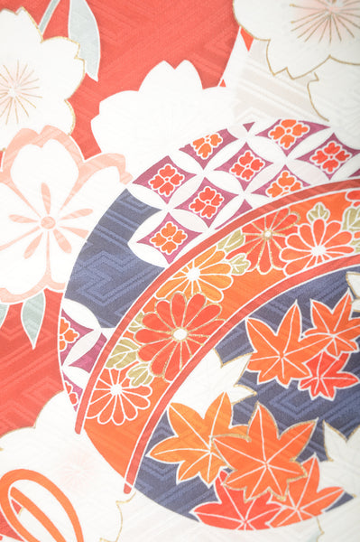 Long-sleeved kimono 6 items set / Furisode / FK#1-530