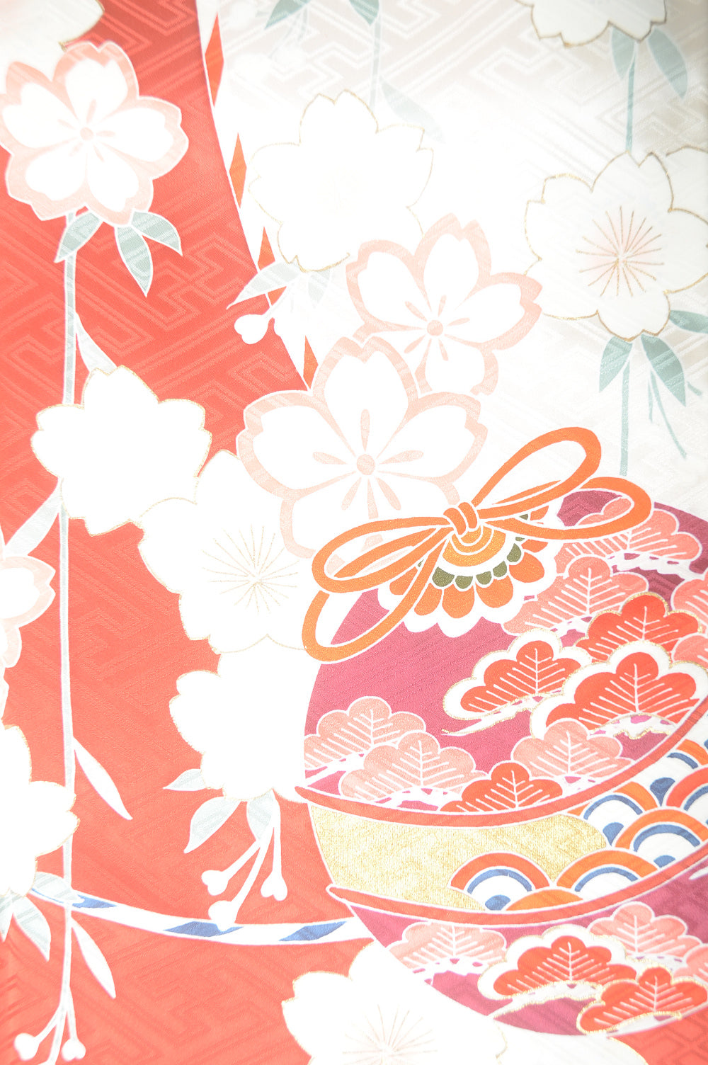 Long-sleeved kimono 6 items set / Furisode / FK#1-530