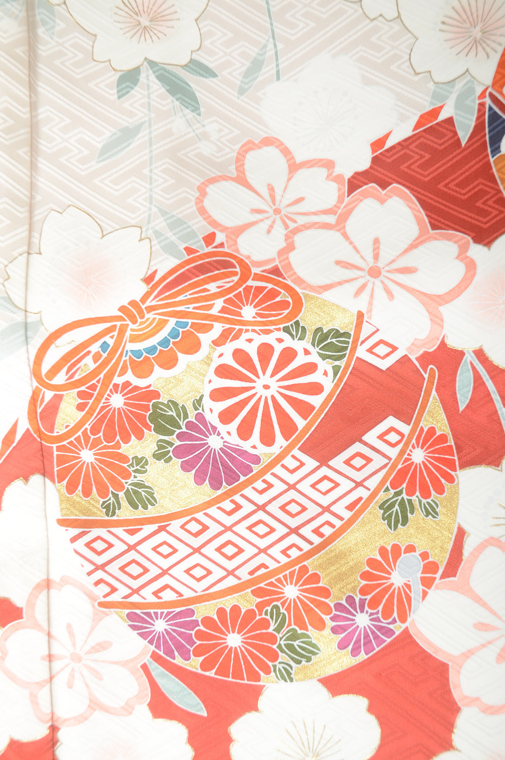 Long-sleeved kimono 6 items set / Furisode / FK#1-530