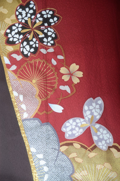 Long-sleeved kimono 6 items set / Furisode / FK#1-531