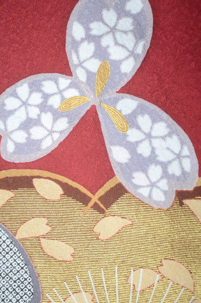 Long-sleeved kimono 6 items set / Furisode / FK#1-531