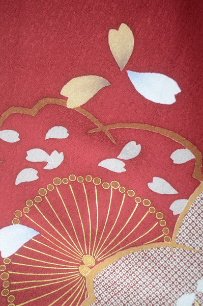 Long-sleeved kimono 6 items set / Furisode / FK#1-531