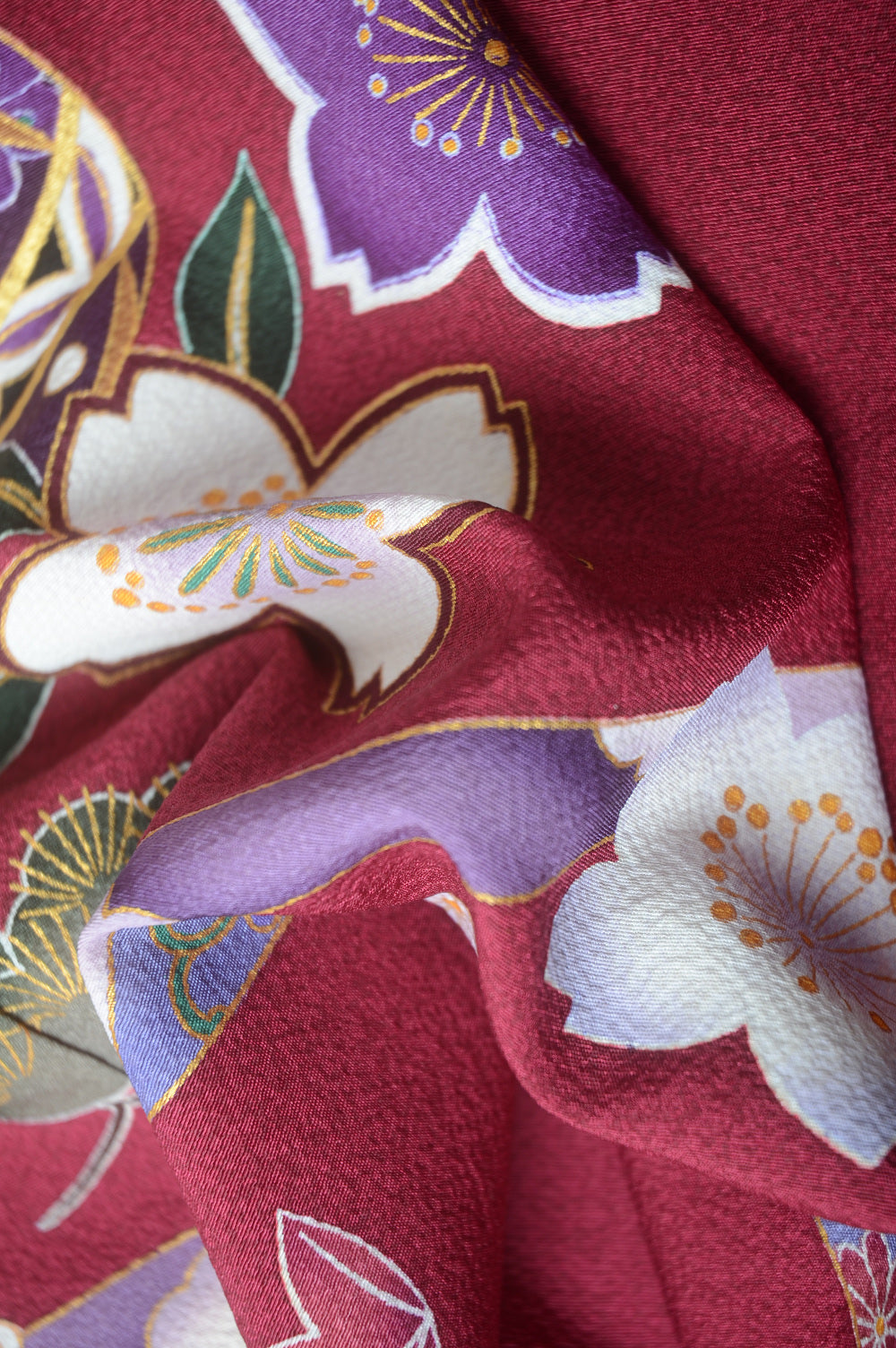 Long-sleeved kimono 6 items set / Furisode / FK#1-532