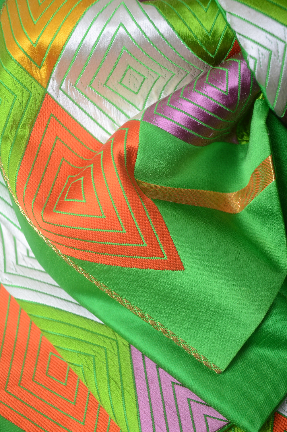 Long-sleeved kimono 6 items set / Furisode / FK#1-533