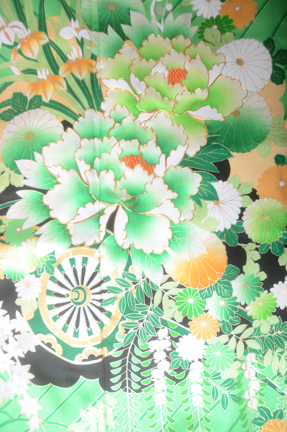 Long-sleeved kimono 6 items set / Furisode / FK#1-536