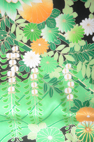 Long-sleeved kimono 6 items set / Furisode / FK#1-536