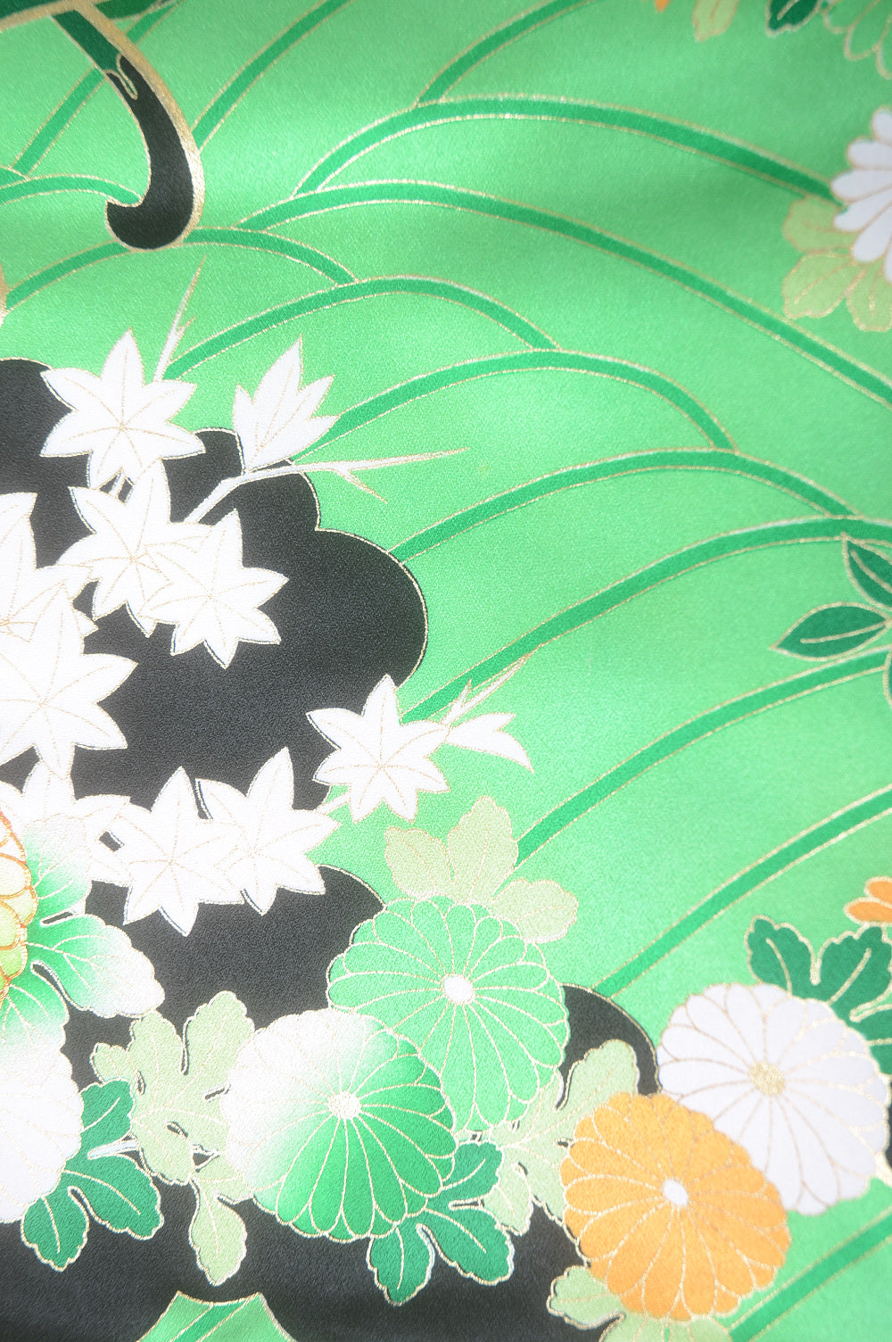 Long-sleeved kimono 6 items set / Furisode / FK#1-536